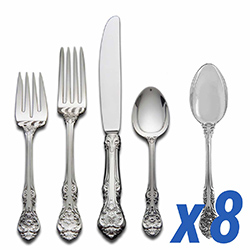 46pc Place Set, Oval Soup