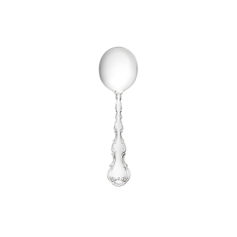 Gorham Strasbourg Sterling Silver Cream Soup Spoon – 6 1/4" – Antique Flatware 1850-1899
