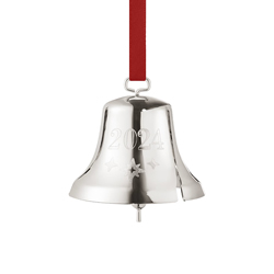 A photo of 2024 Silver Bell Ornament