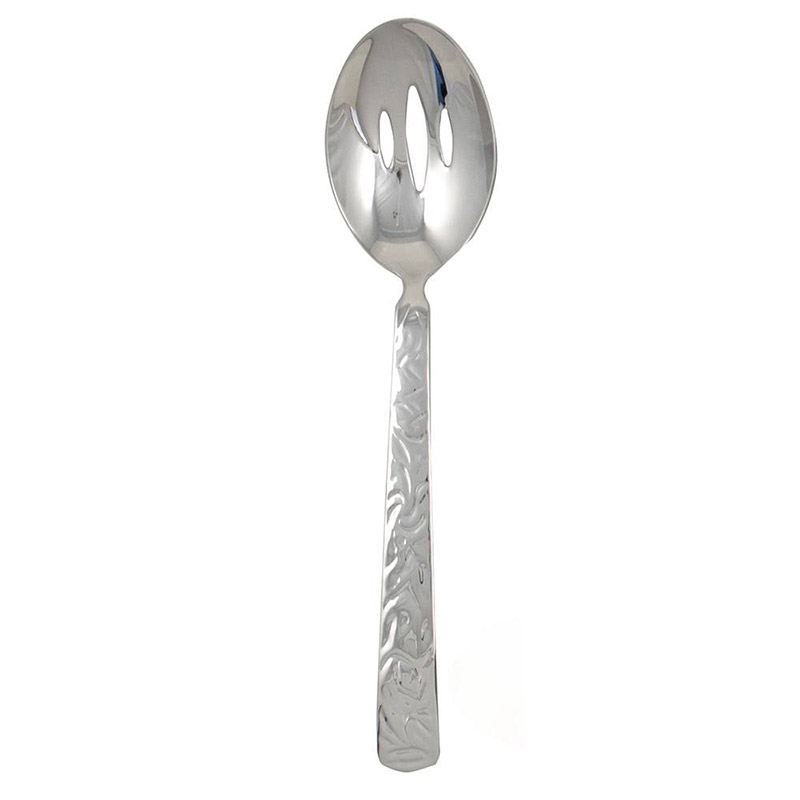 Mercury Pierced Serving Spoon