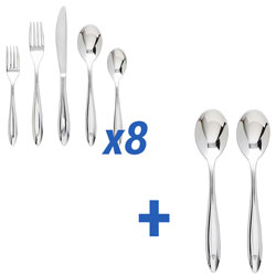 A photo of Fontur Platinum 42pc Service for 8