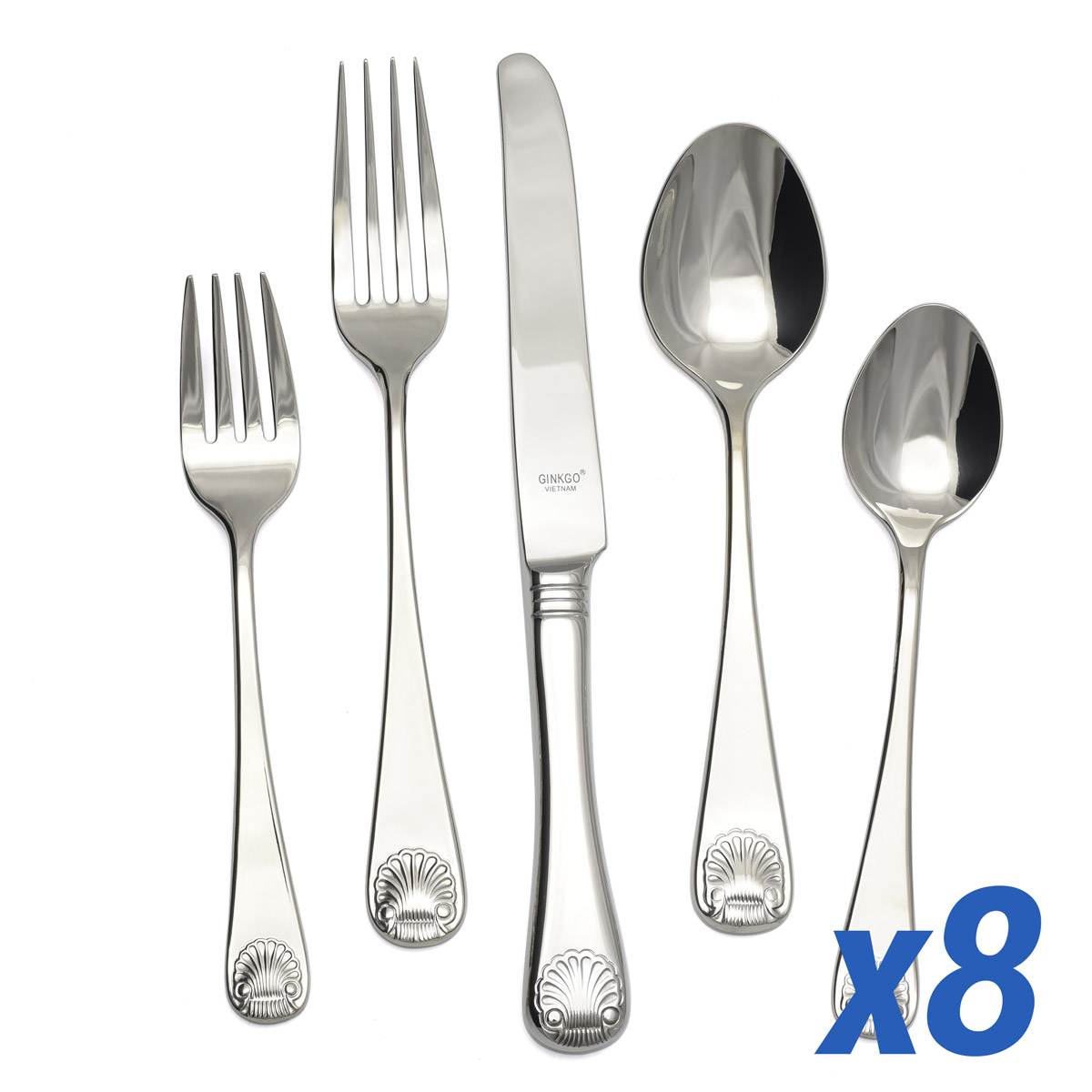 Coquille 40pc Service for 8