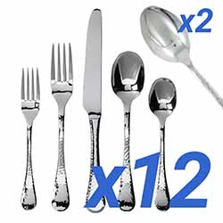 A photo of Lafayette 62pc Service for 12