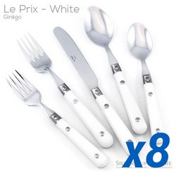 A photo of Le Prix White 40pc Service for 8
