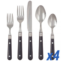 Le Prix Black 20pc Service for 4