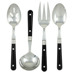 A photo of Le Prix Black 4pc Hostess Set