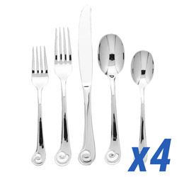 Sanibel Surf 20pc Service for 4