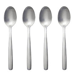 Simple Oval Soup Spoon, Set of 4