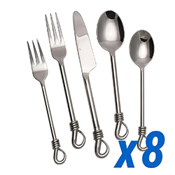 A photo of Twist 40pc Service for 8