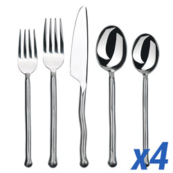 Exotique Platinum 20pc Service for 4