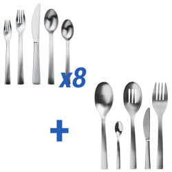 A photo of Carry On 45 Piece Service for 8