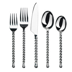 Silver Tear 5 Piece Place Setting