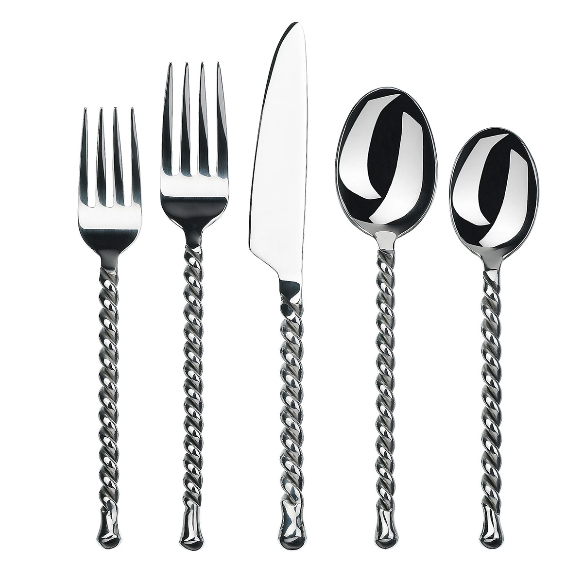 Silver Tear 5 Piece Place Setting