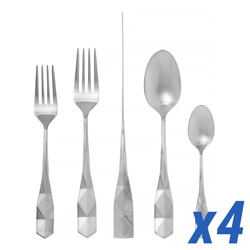 A photo of Stealth Matte 20 Piece Service for 4