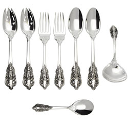 A photo of 20th Century Baroque SP 8pc Serving Set