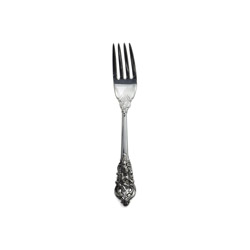 20th Century Baroque Silver Plate Salad Fork