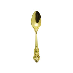 A photo of 20th Century Baroque Gold Plate Oval Soup Spoon