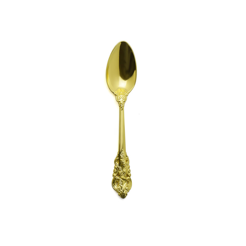 20th Century Baroque Gold Plate Teaspoon