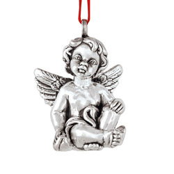 A photo of Blissful Cherub Pendant Ornament