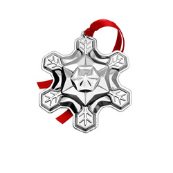 A photo of 2025 Gorham Snowflake, 56th Edition Sterling