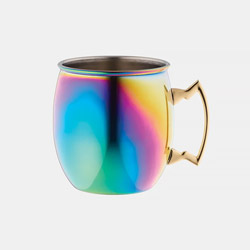 A photo of Rainbow Moscow Mule Mug 18oz
