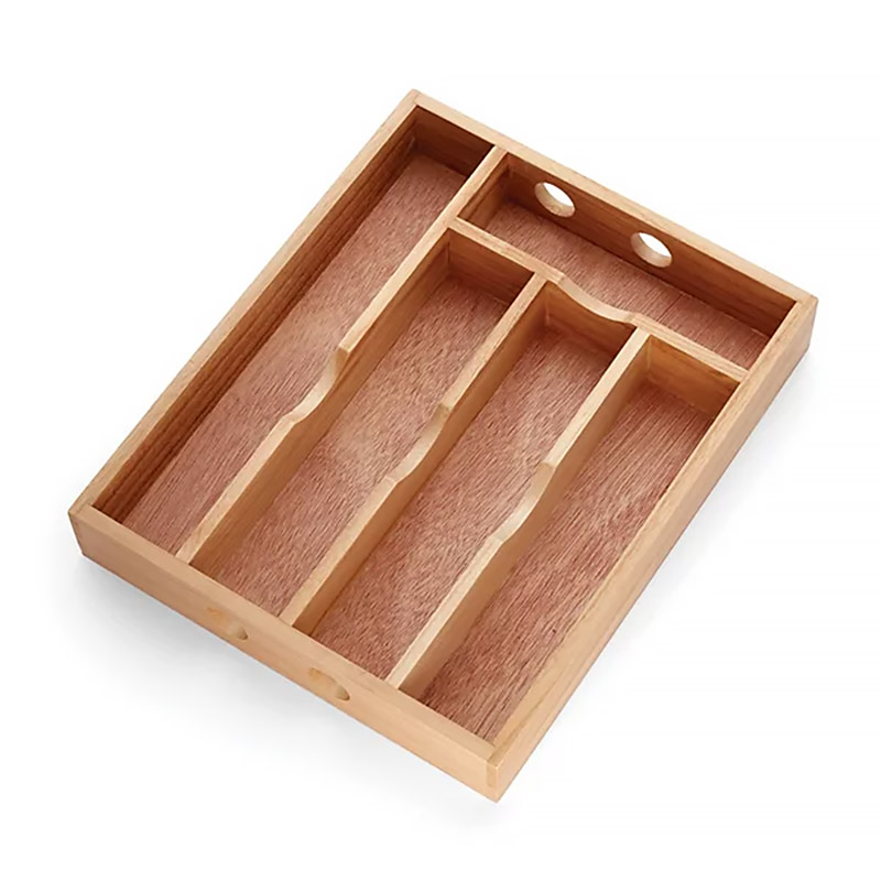 Lace Frosted Flatware Caddy