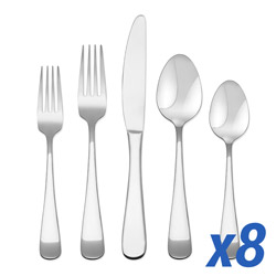 A photo of Melody 40pc Service for 8