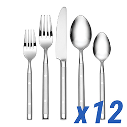 A photo of Shangrila Frosted 60pc Service for 12