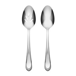 A photo of Alessi Mirror 2 Piece Serving Set