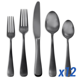 A photo of Opera Gunmetal 60pc Service for 12