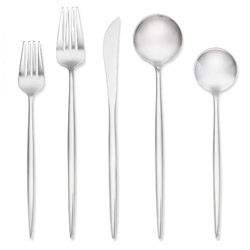A photo of Zephyr Mirror 5pc Place Setting