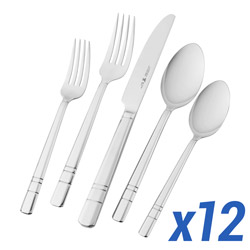 A photo of 65-pc Service for 12 Flatware Set