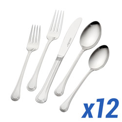 A photo of Astley 65-pc Service for 12 Flatware Set