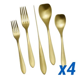 Lonios Gold 20pc Service for 4