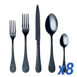 A photo of Betty Blue PVD 40pc Service for 8
