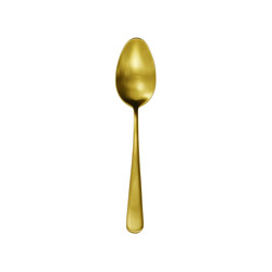 Luxor Gold Matte Oval Soup Spoon