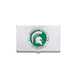 A photo of Business Card Case, Michigan State, Color