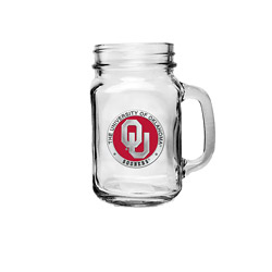 A photo of Mason Jar Mug, University of Oklahoma, Color