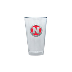 A photo of Pint Glass, University of Nebraska, Color