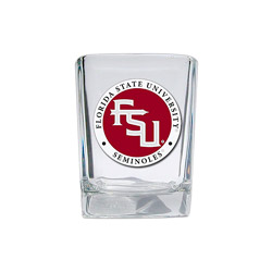 A photo of Square Shot Glass, Florida State University, Color