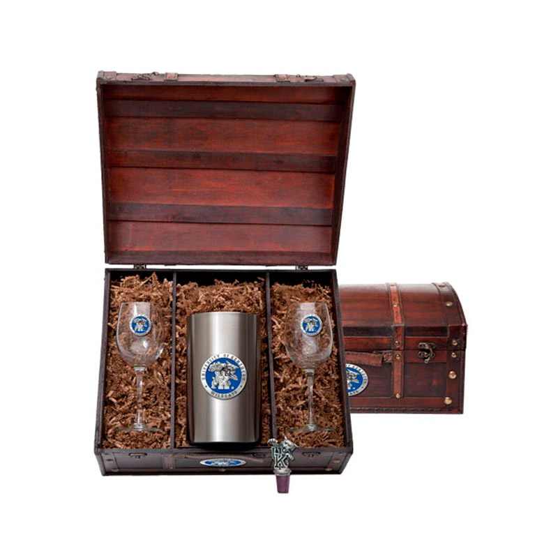 Wine Chest Set, University of Kentucky, Color
