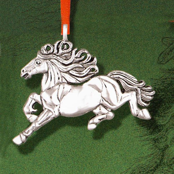 Xanthus Horse Ornament by Hand & Hammer