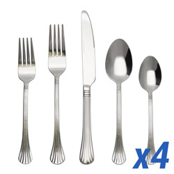 A photo of Cascade 20 Piece Service for 4