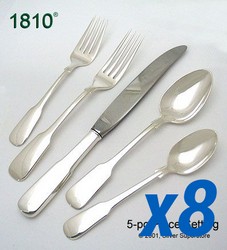 A photo of 1810 46pc Service for 8, Place Size
