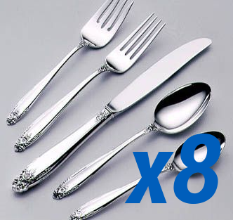 Prelude 46pc Set, Dinner Size, Cream Soup