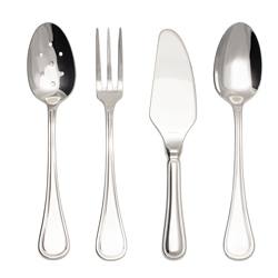A photo of Lyrique 4pc Hostess Set, Silverplate