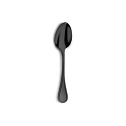 Le Perle Black PVD Dessert/Soup Spoon