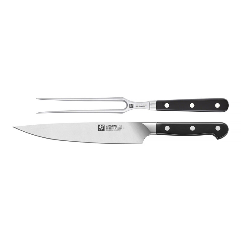 Zwilling Pro 2-pc Carving Knife & Fork Set