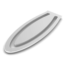 A photo of Krysaliis Sterling Oval Bookmark