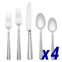 Amber Hill 20 Piece Service for 4